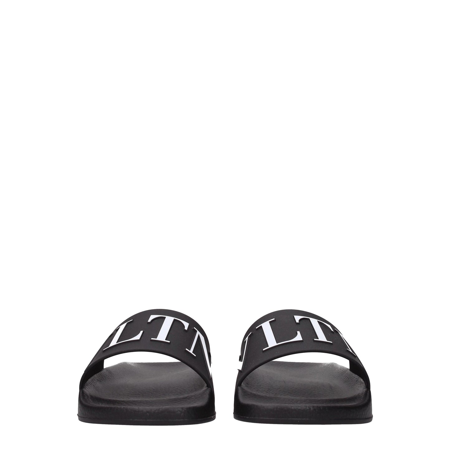 Black Cotton Slippers