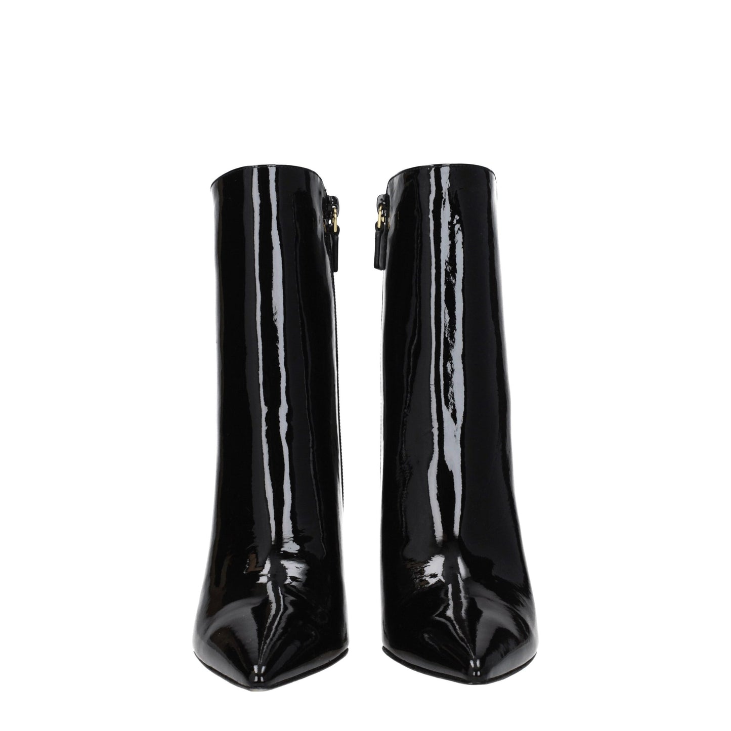 Black Leather Ankle Boots