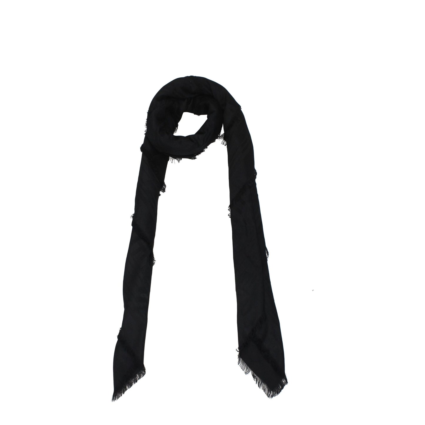 Black Viscose Foulard