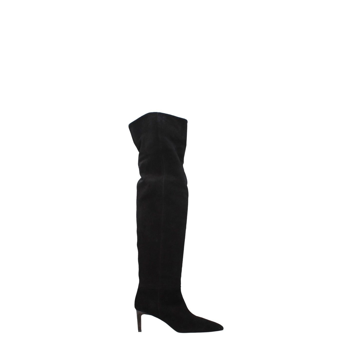 Black Leather Over The Knee