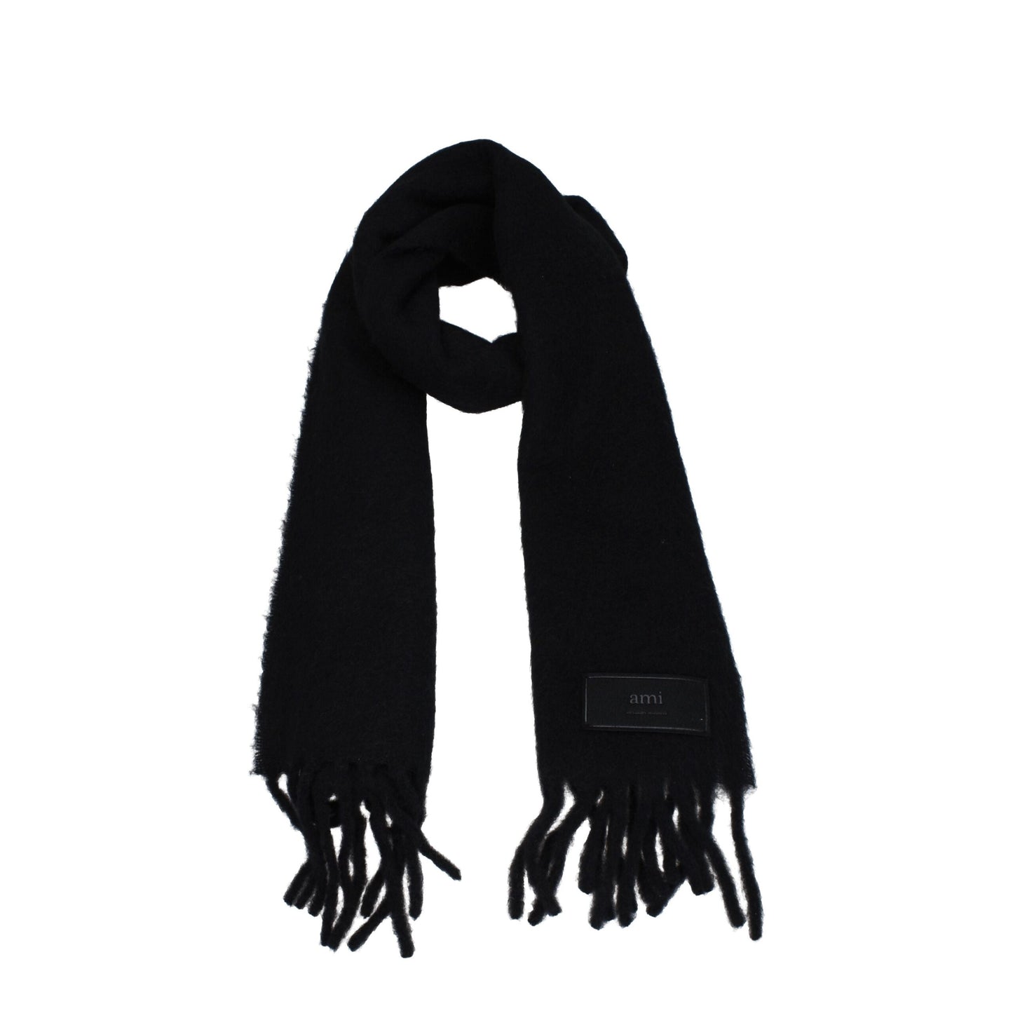 Black Leather Scarf