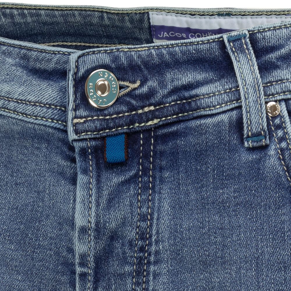 Blue Cotton Jeans & Pant