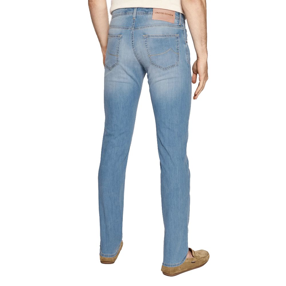Blue Cotton Jeans & Pant