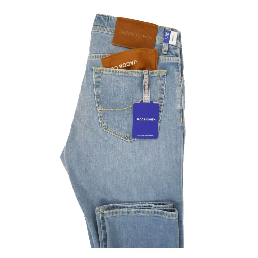 Blue Cotton Jeans & Pant