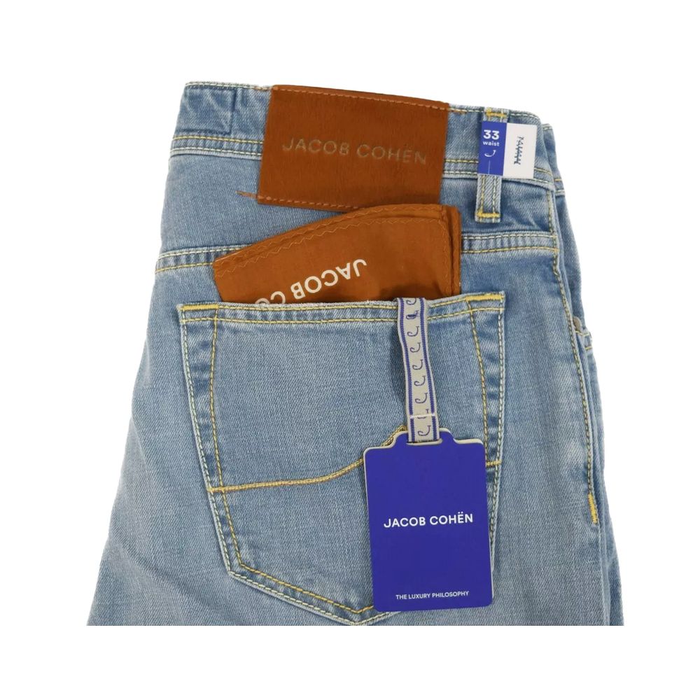 Blue Cotton Jeans & Pant