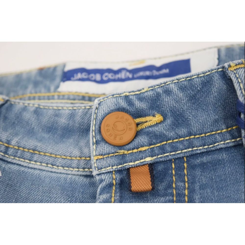 Blue Cotton Jeans & Pant