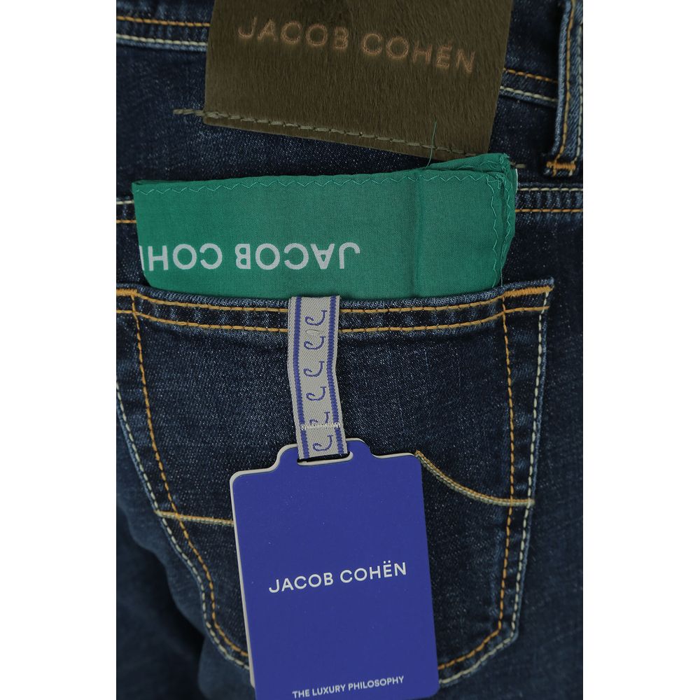 Blue Cotton Jeans & Pant