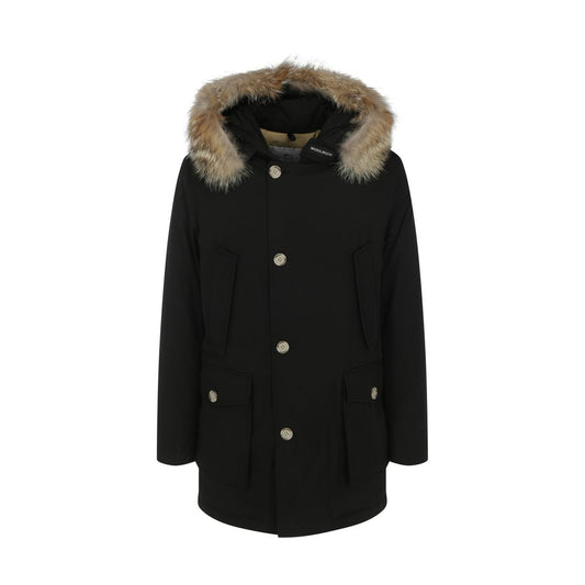 Black Cotton Parka