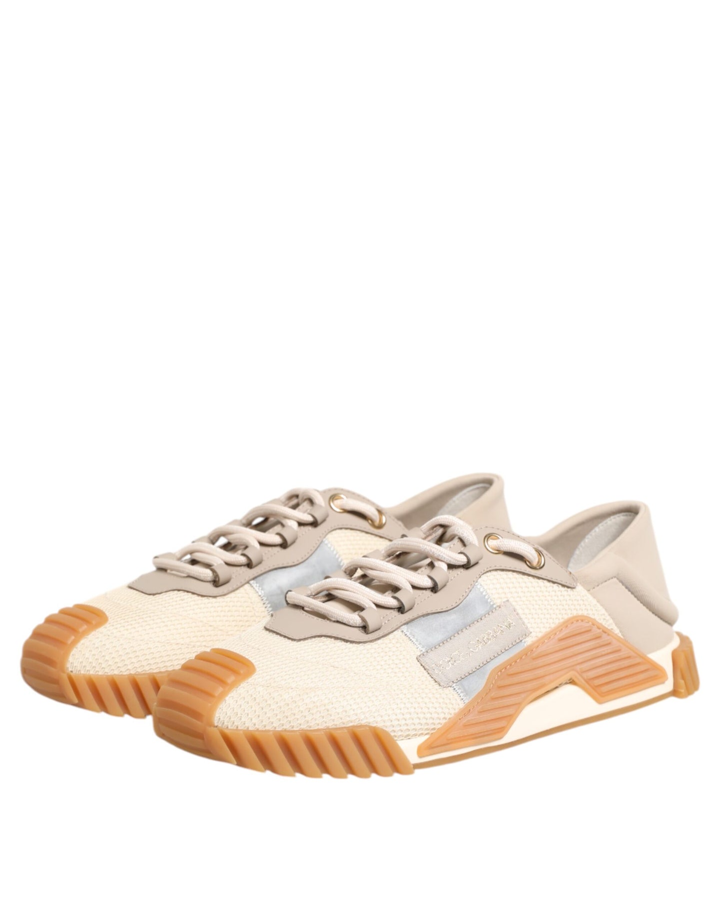 Beige Lace Up Low Top NS1 Men Sneakers Shoes