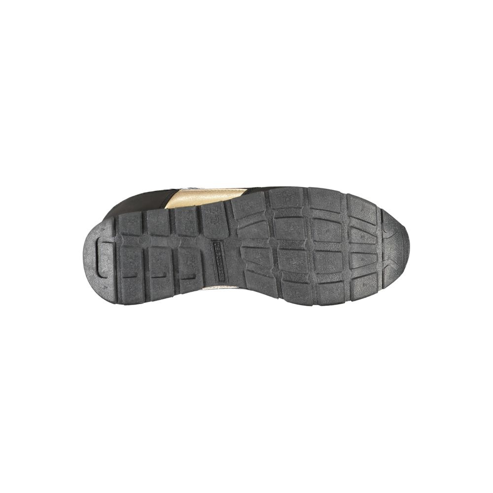 Black Polyester Sneaker