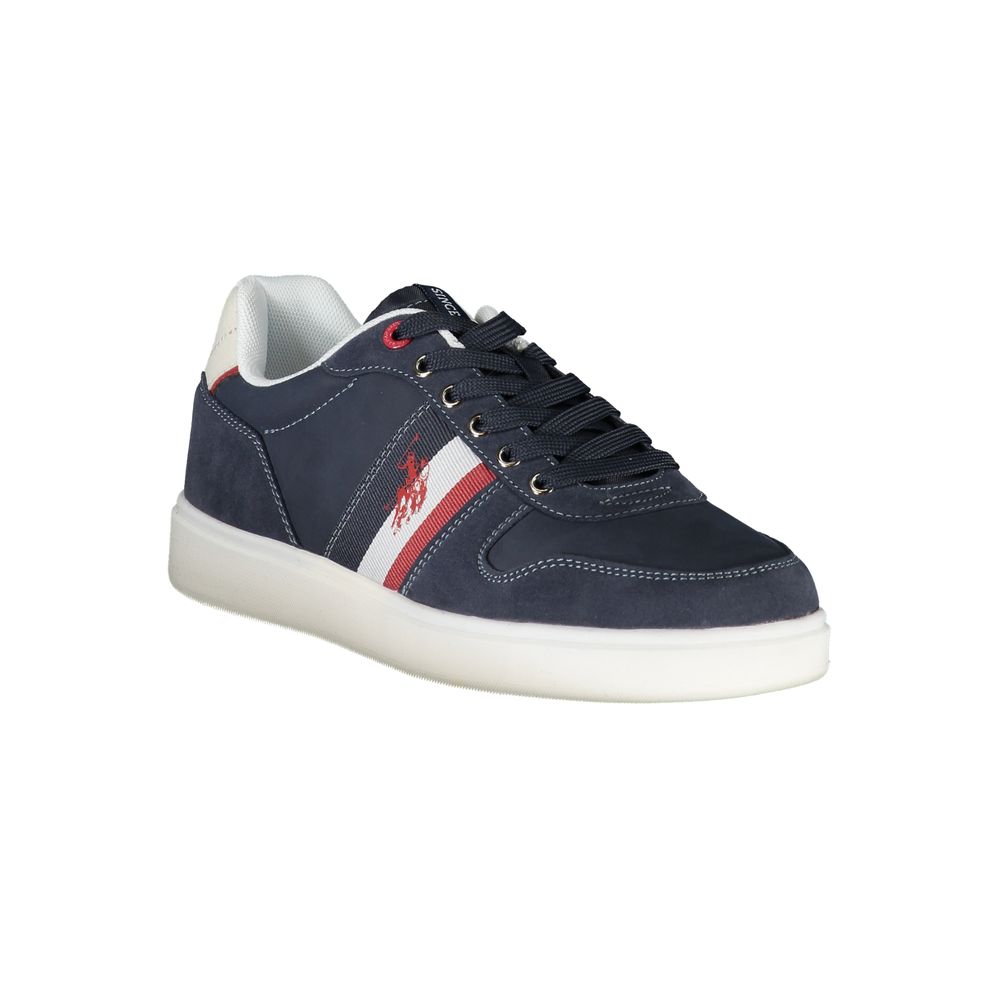 Blue Polyester Sneaker