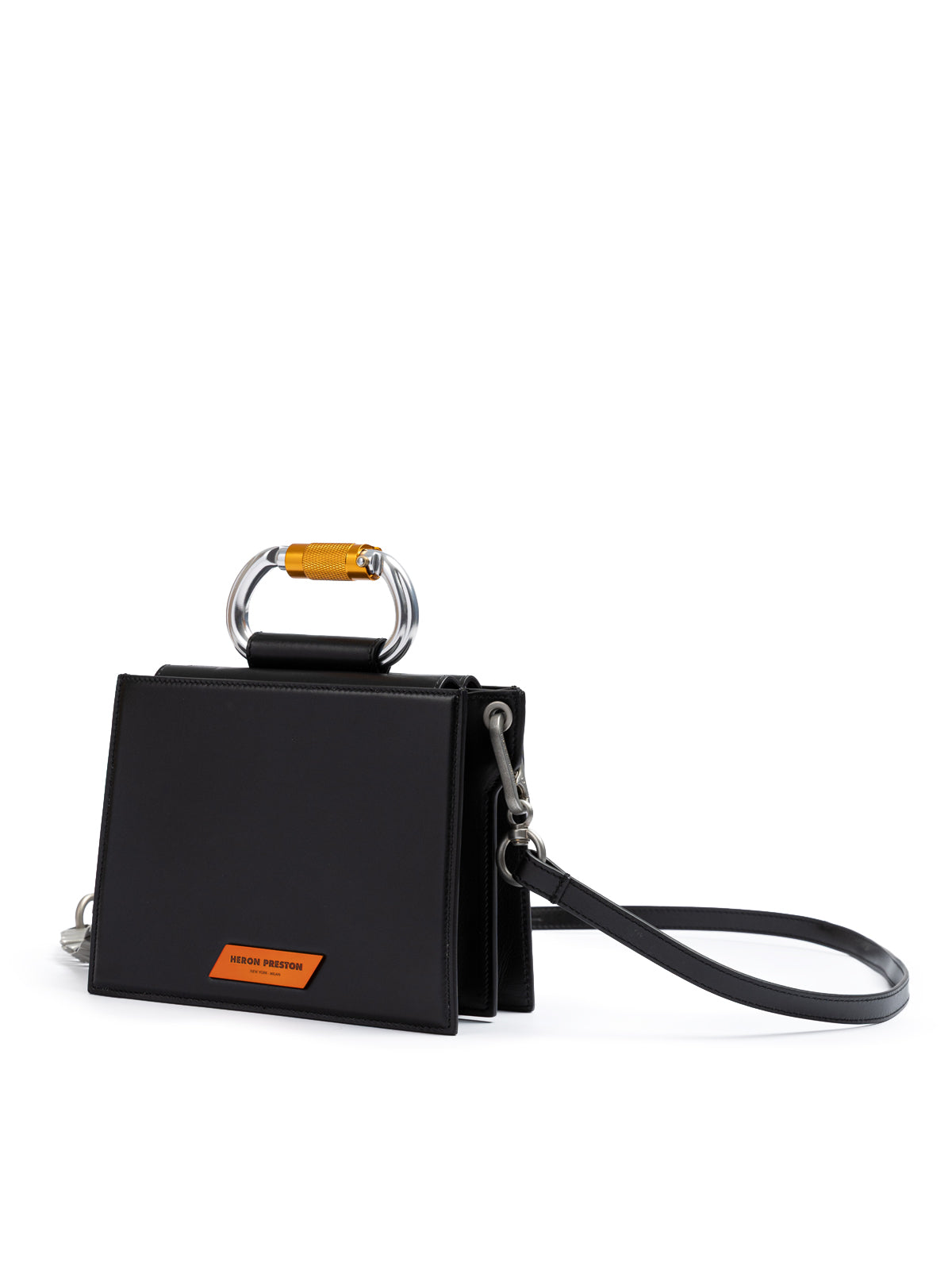 Black Leather Crossbody Bag