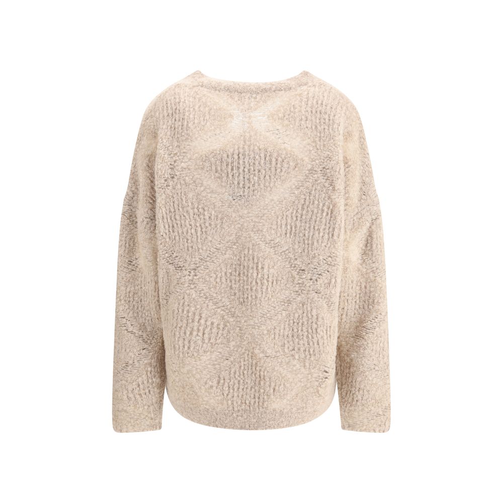 V-neck cashmere and alpaca blend Sweater
