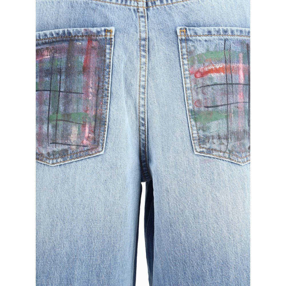 Wide-leg Jeans