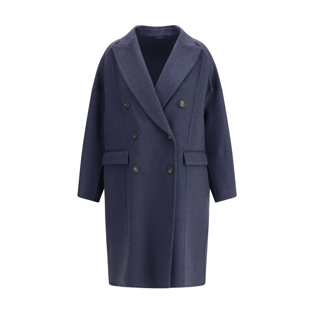 Blue Cashmere Coat
