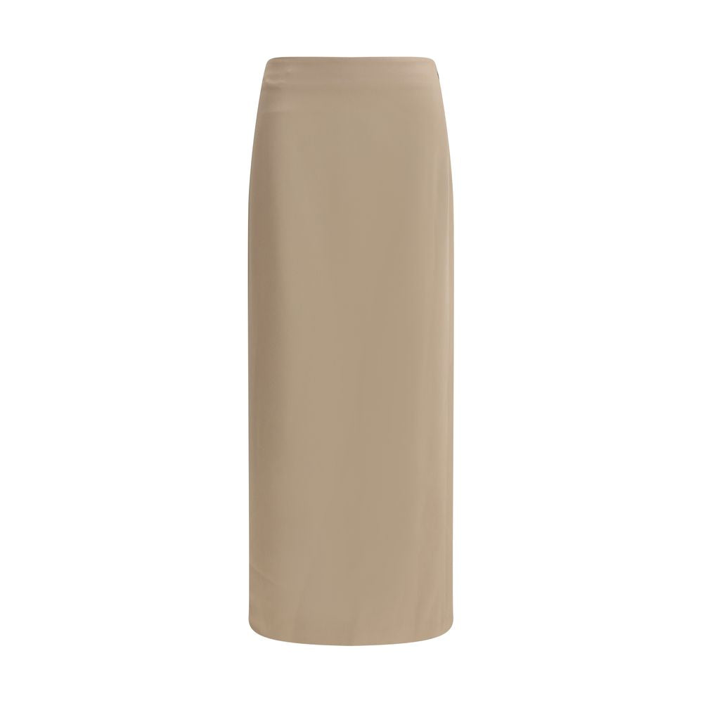 Satin midi Skirt
