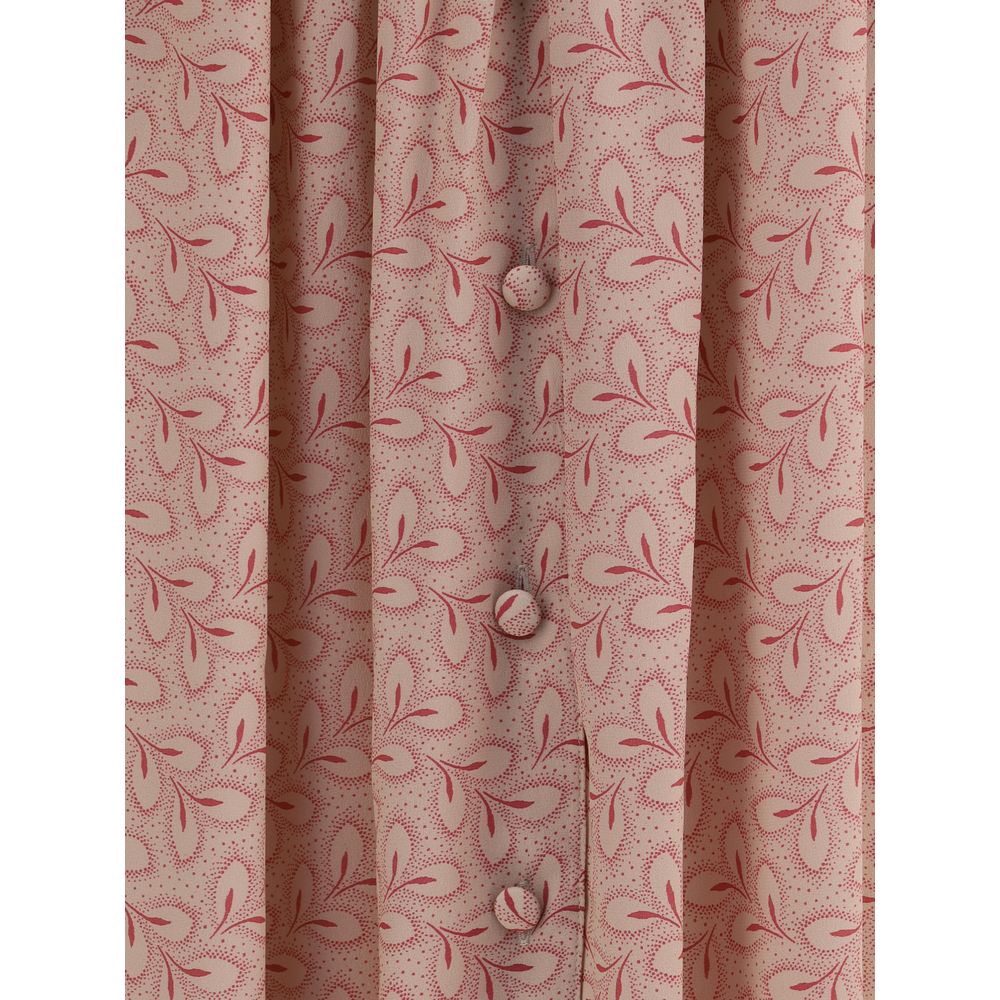 Half circle Skirt with foliage print