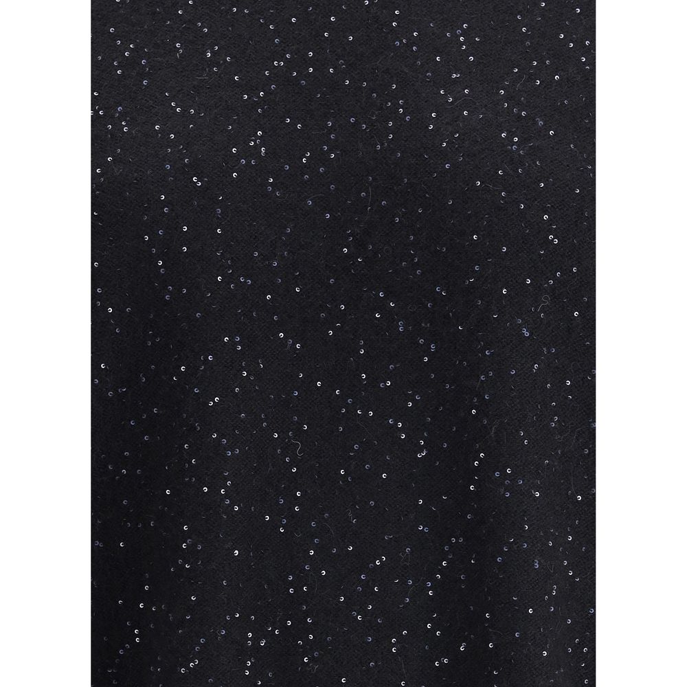 Black Fleece Wool Sweatshirt