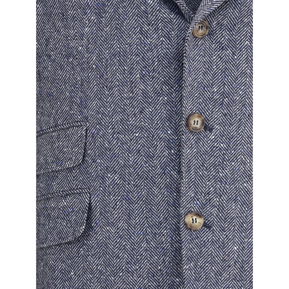 Blue Wool Blazer
