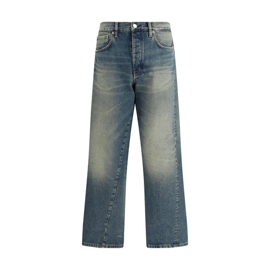 Blue Cotton Jeans Denim