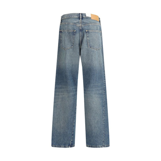Blue Cotton Jeans Denim