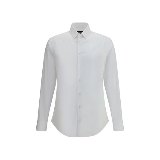 White Cotton Dress Shirt
