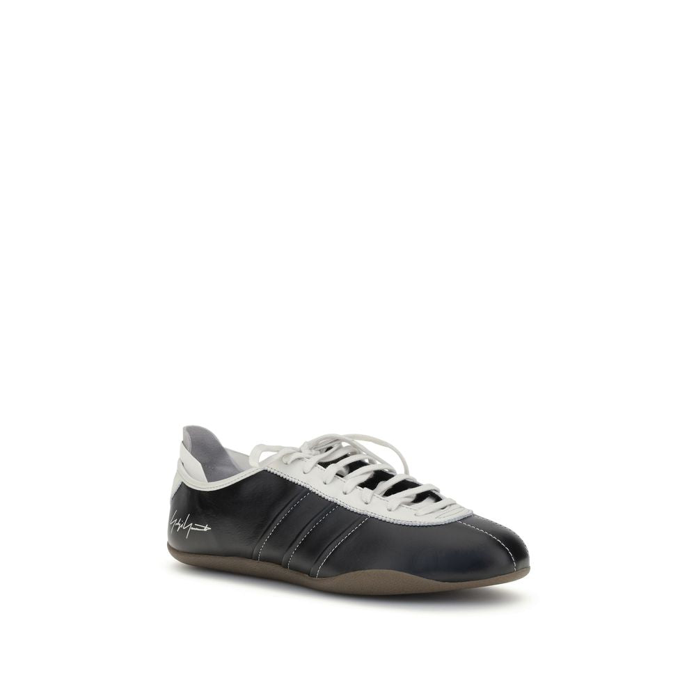 Black Calf Leather Bos Taurus Low Top Sneakers