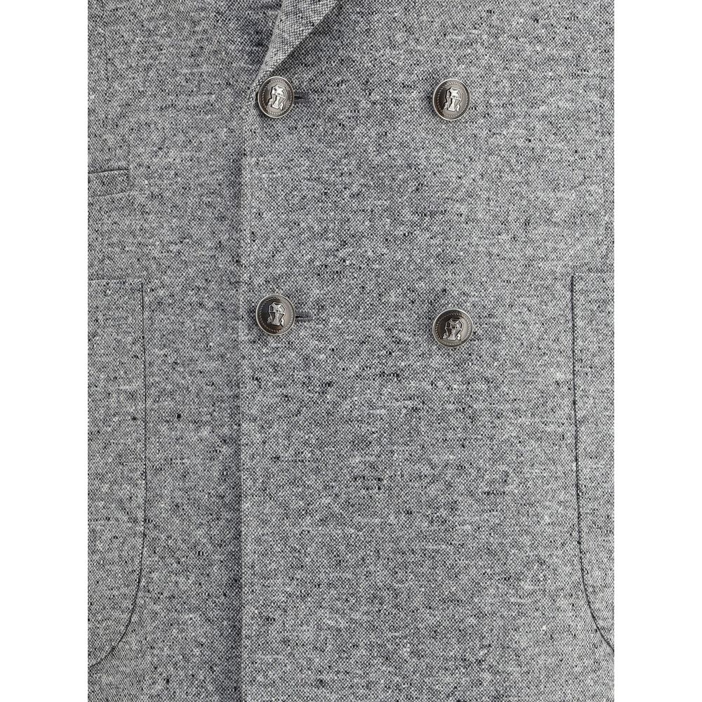 Gray Wool Two-Piece Suit