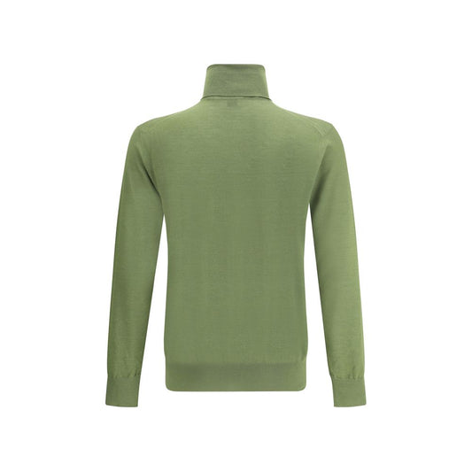 Green Wool Turtleneck