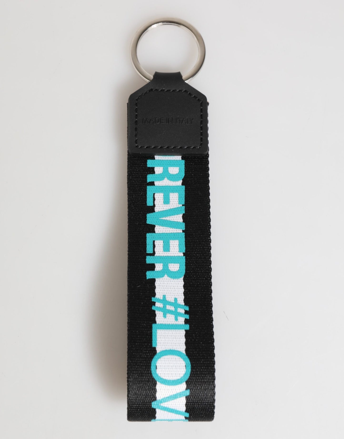 Multicolor Logo Polyester Brass Holder Keychain Keyring