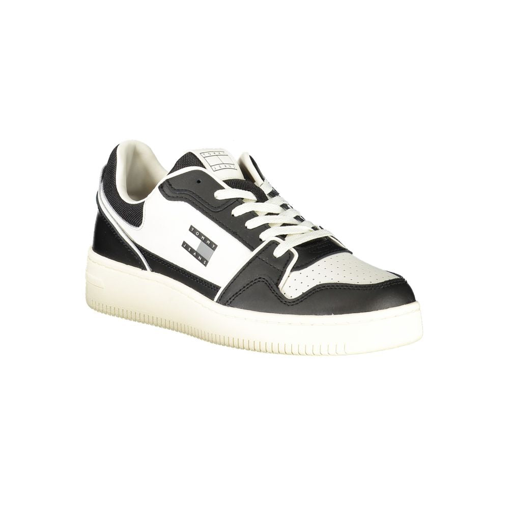 Black Leather Men Sneaker