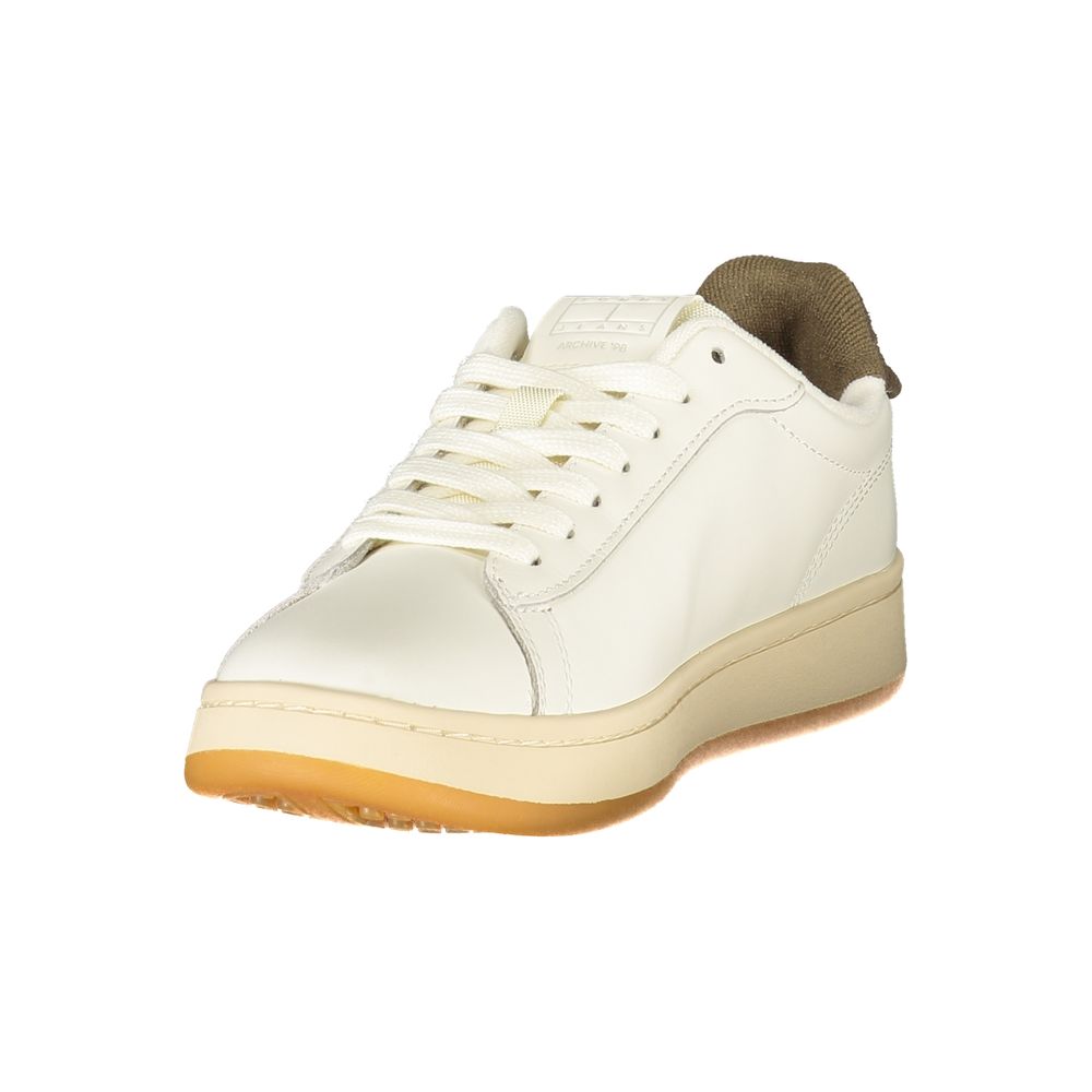 White Leather Women Sneaker