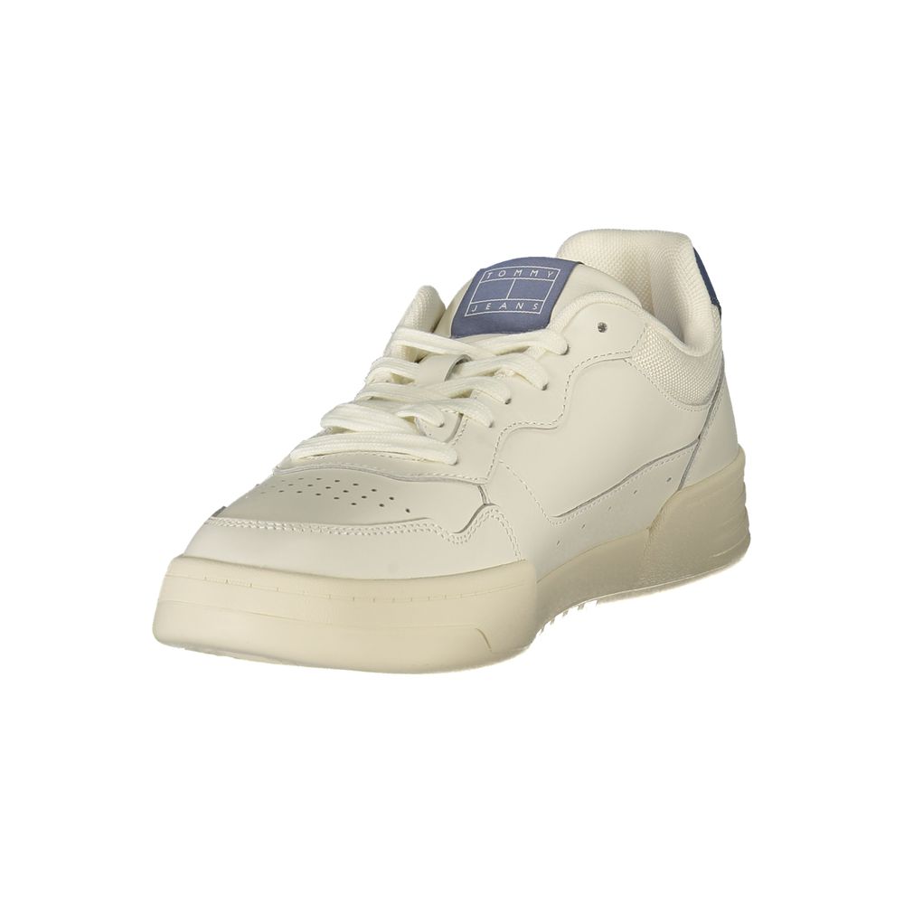 Bianco Polyurethane Men Sneaker