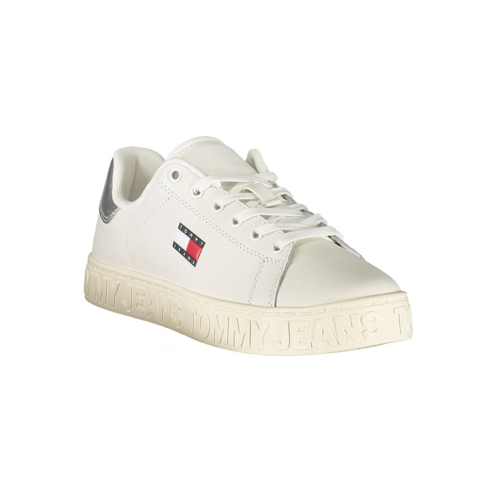 White Leather Women Sneaker