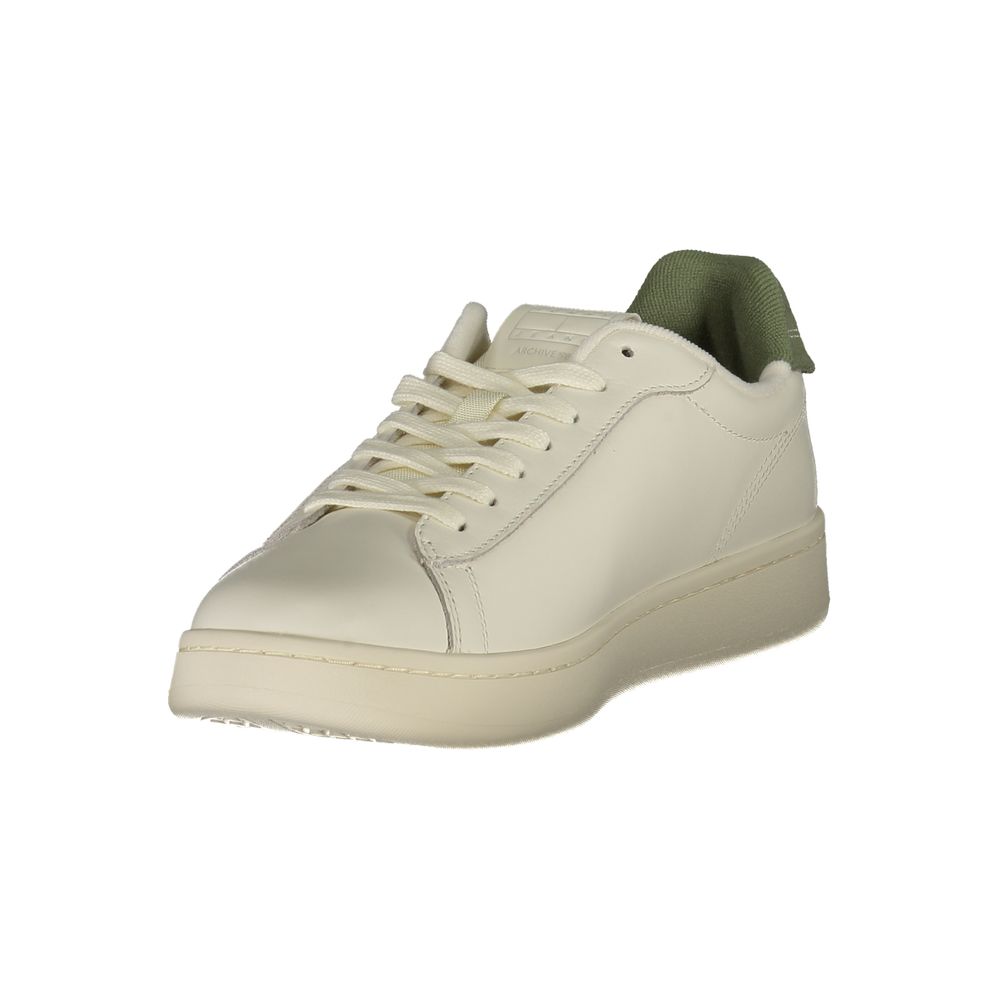 Bianco Polyurethane Men Sneaker