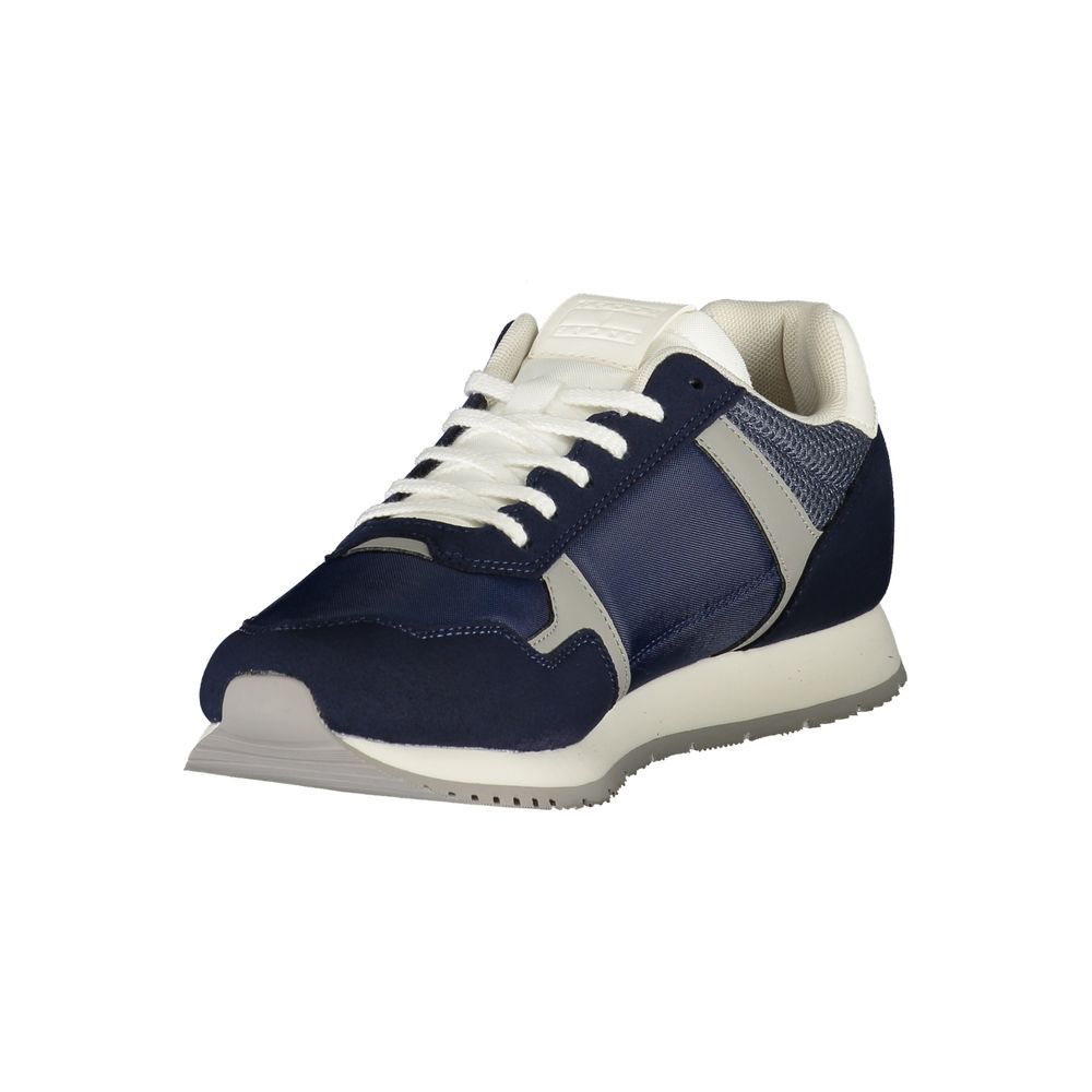 Blue Polyurethane Men's Sneaker