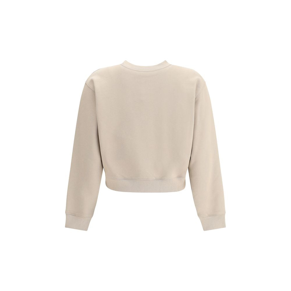 Beige Cotton Sweatshirt