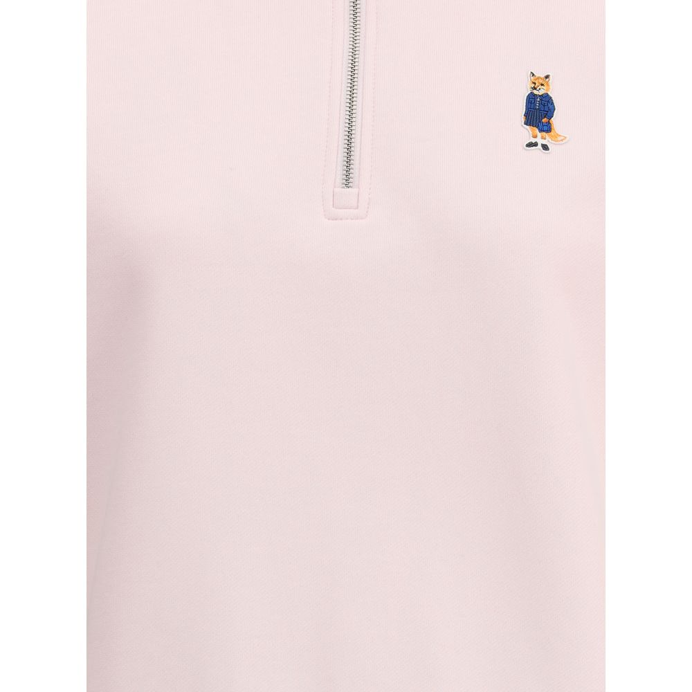 Dressed Fox high neck and zip Sweatshirt
