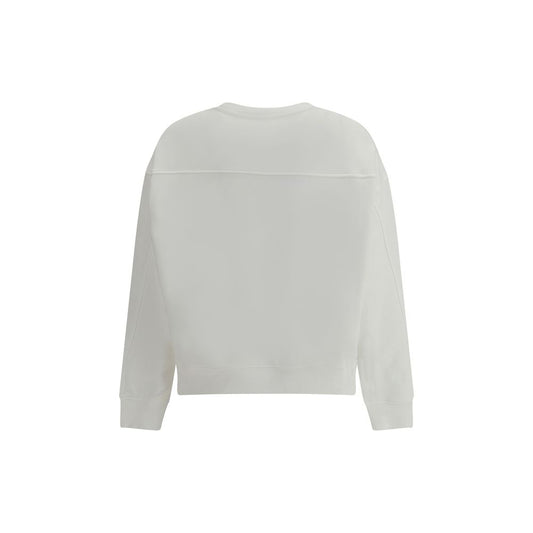 White Cotton Sweatshirt