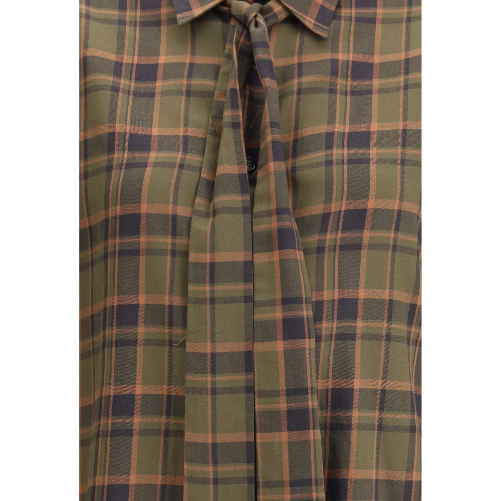 Cassandre check lavallière Shirt