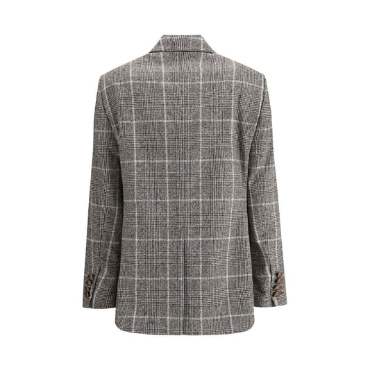 Gray Alpaca Vicugna Pacos Blazer