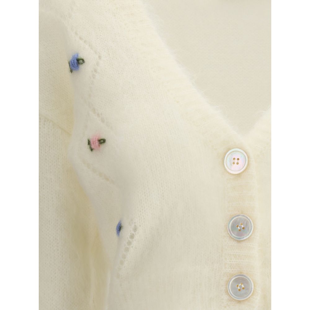 Mohair Cardigan with embroidery
