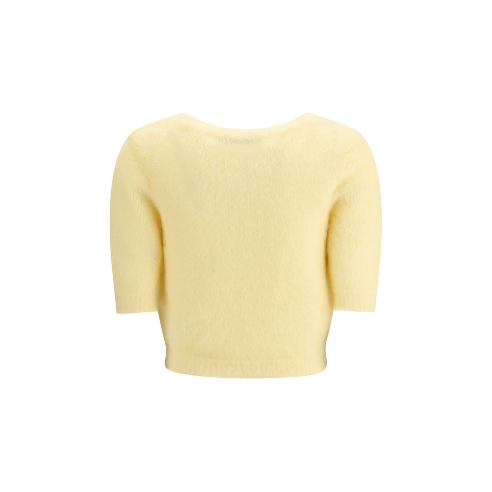 Short sleeve mohair Sweater