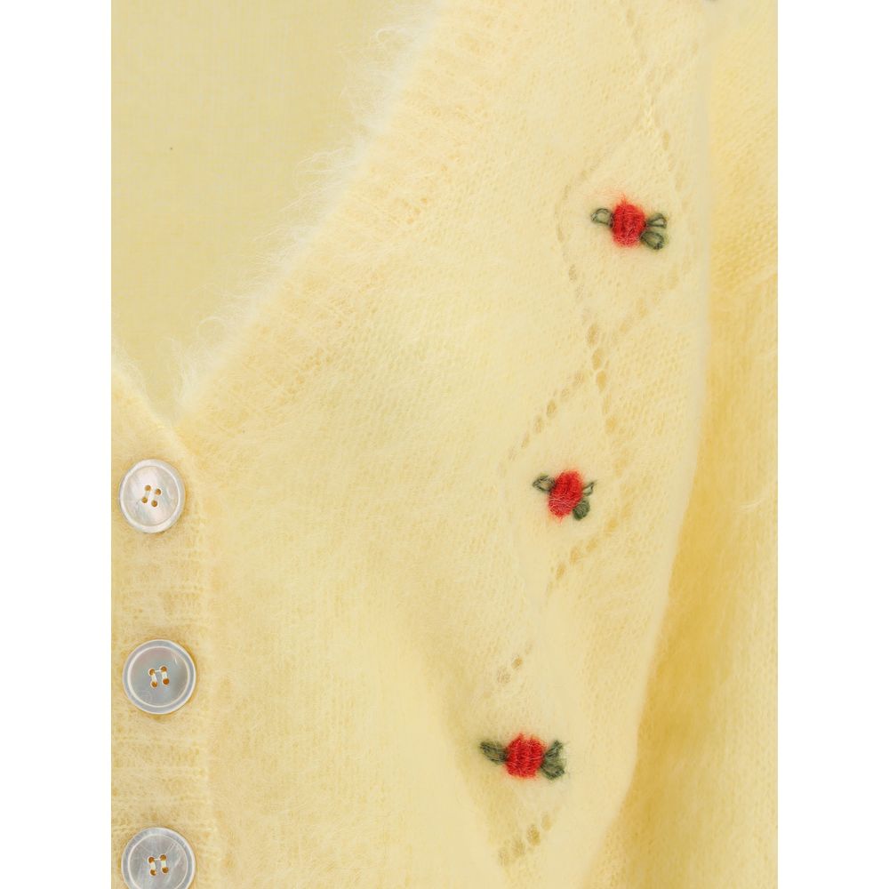 Mohair Cardigan with embroidery