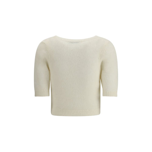 Short sleeve mohair Sweater