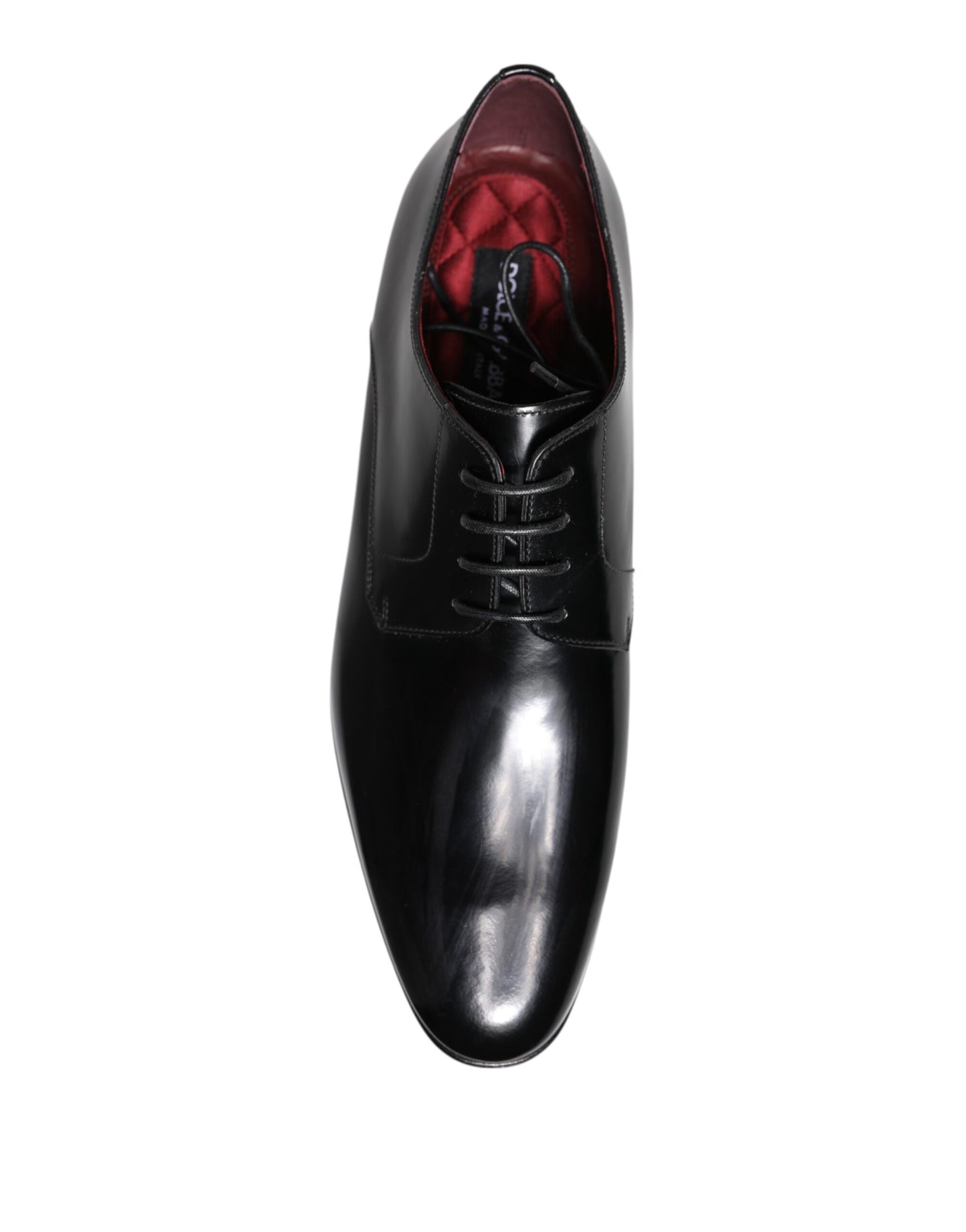Men Dress Black Calfskin Leather Derby Shoes