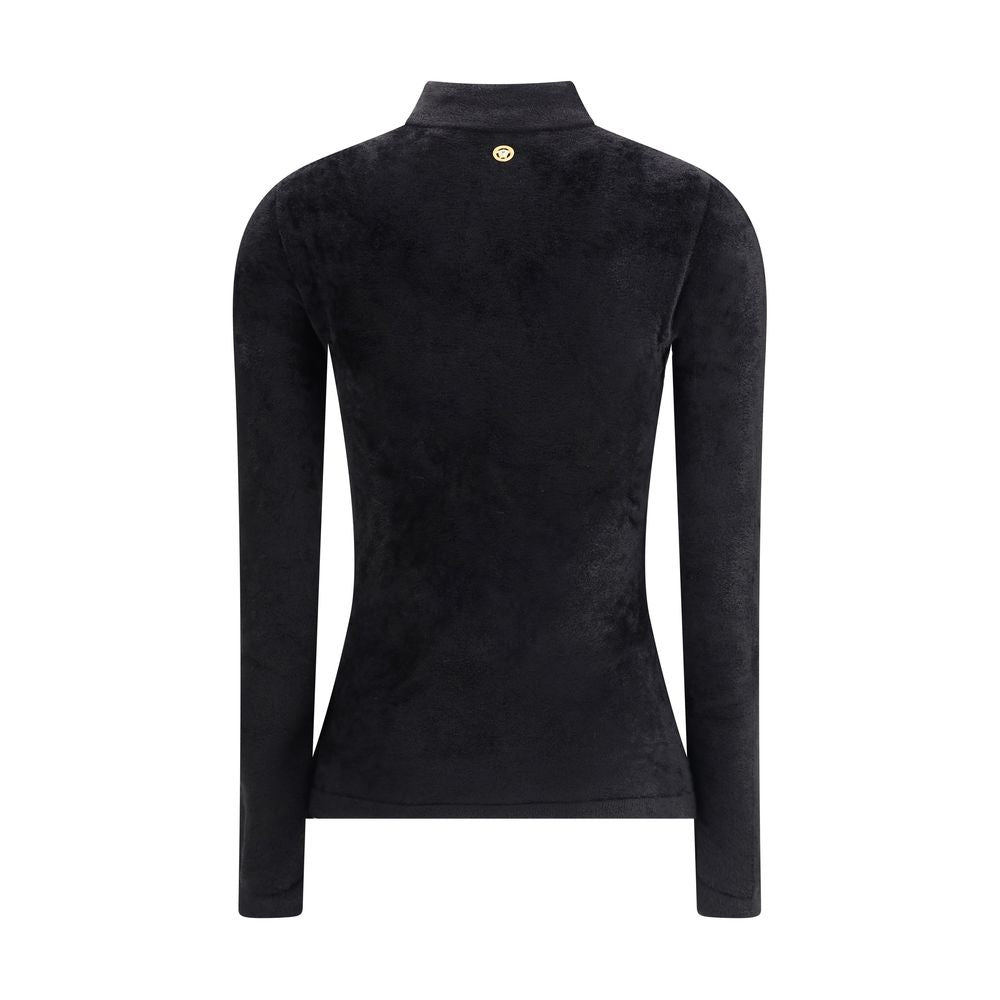 Chenille Top with half nec