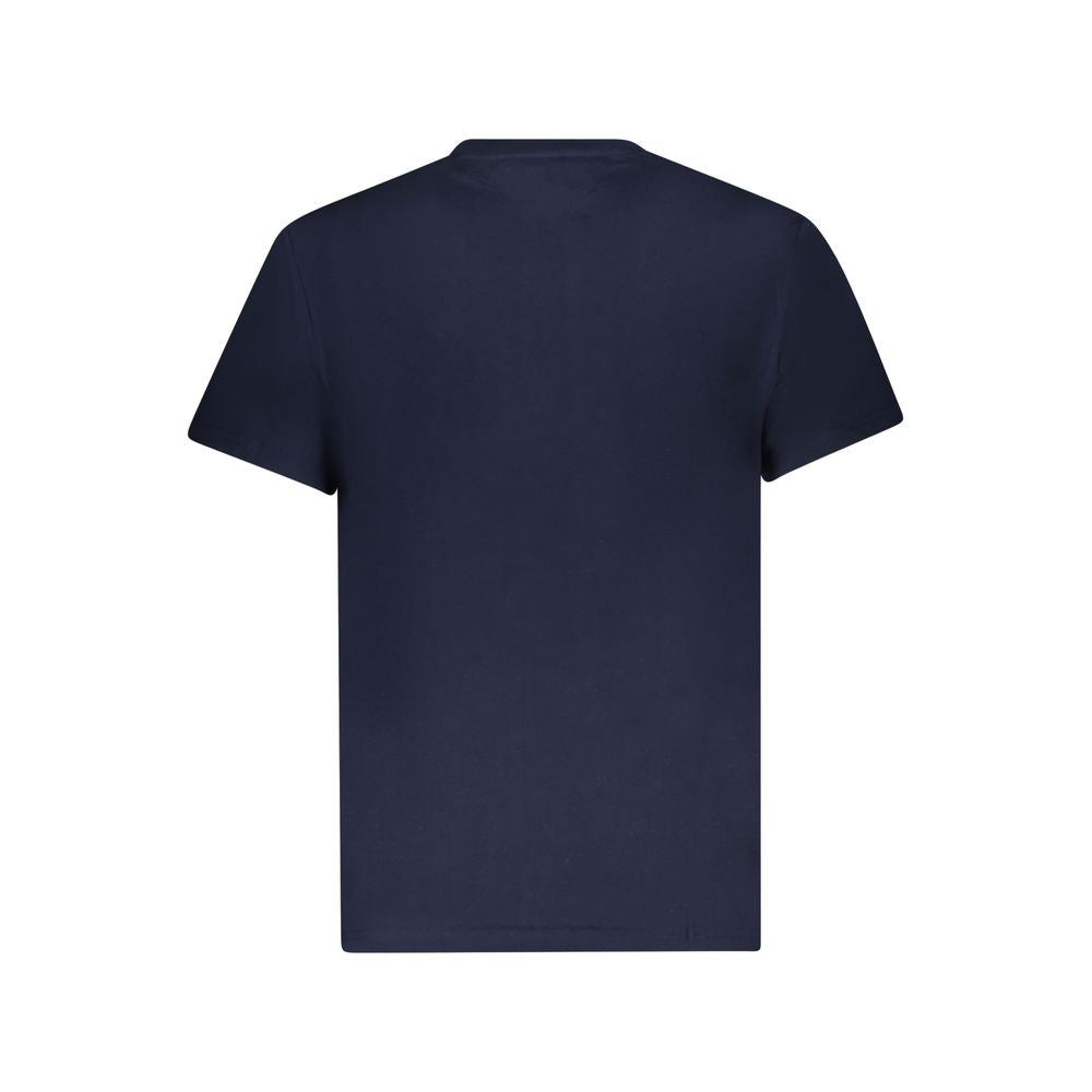 Blue Cotton Men's T-Shirt