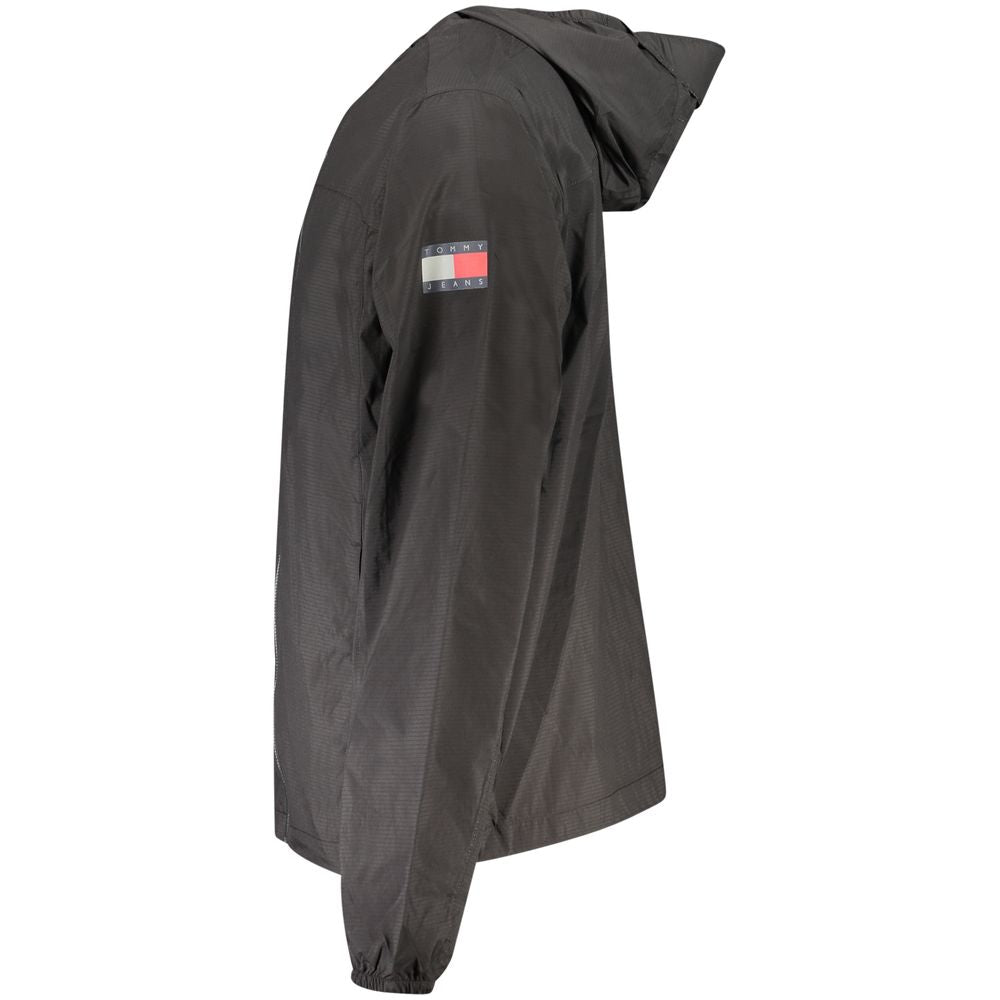 Black Polyamide Men's Jacket