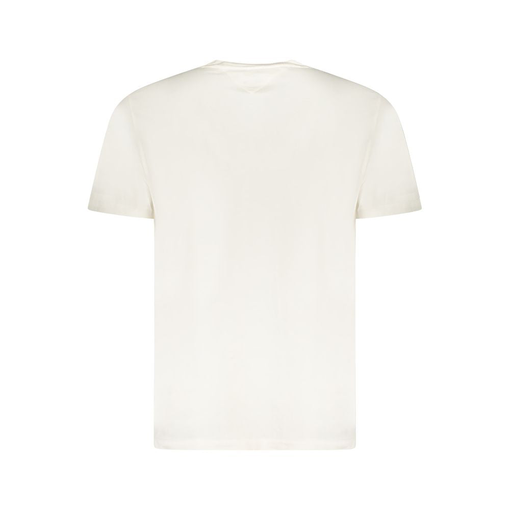 White Cotton Men's T-Shirt